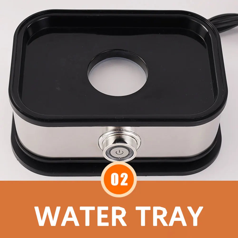 "200W Stainless Steel Smart Egg Cooker – 6 Egg Capacity, Mini Portable Egg Steamer with Auto Shut-Off for Easy Cooking"