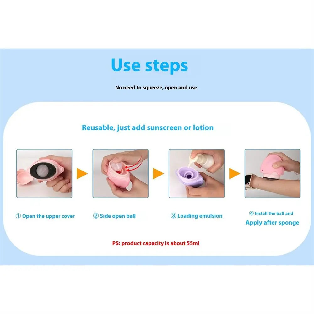 Felfora™ SunBuddy Pro – Pocket-Ready Refillable Sunscreen Applicator